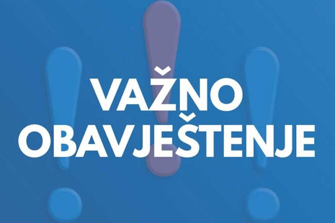 Obavještenje